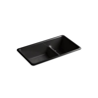 Kohler | Iron/Tones | Drop In Kitchen Sink - Black