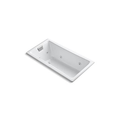 Kohler Tea-for-Two 60'' x 32'' drop-in/undermount whirlpool bath - White