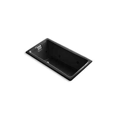 Kohler Tea-for-Two 60'' x 32'' drop-in/undermount whirlpool bath - Black
