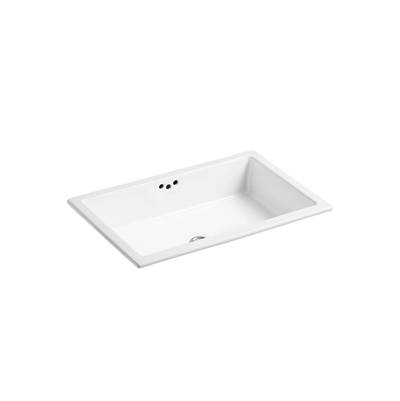 Kohler Kathryn 24'' Rectangular Undermount Bathroom Sink - White