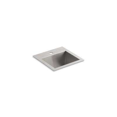 Kohler VaultE 15'' top-/undermount bar sink - Stainless Steel