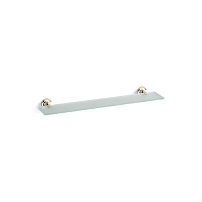 Kohler Purist Glass Shelf - Vibrant French Gold