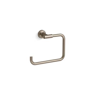 Kohler Purist Towel ring - Vibrant Brushed Bronze