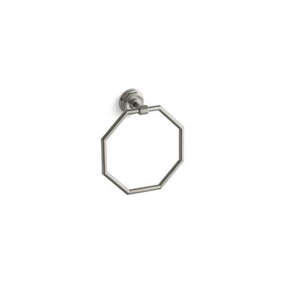 Kohler Pinstripe Towel Ring - Vibrant - Brushed Nickel