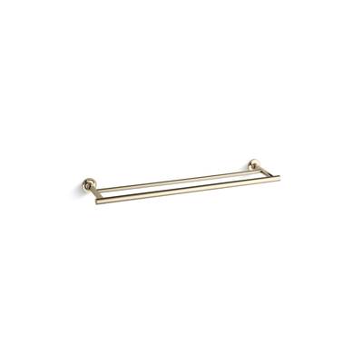 Kohler Purist 24'' Double Towel Bar - Vibrant French Gold