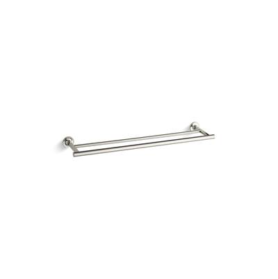 Kohler Purist 24'' Double Towel Bar - Vibrant Polished - Nickel