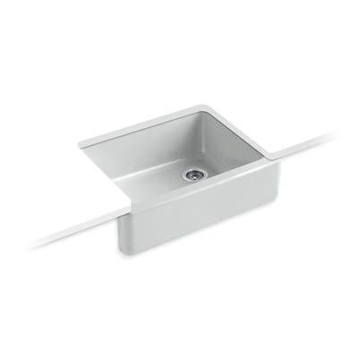 Kohler | Whitehaven | Self Trimming Kitchen Sink - Ice Grey