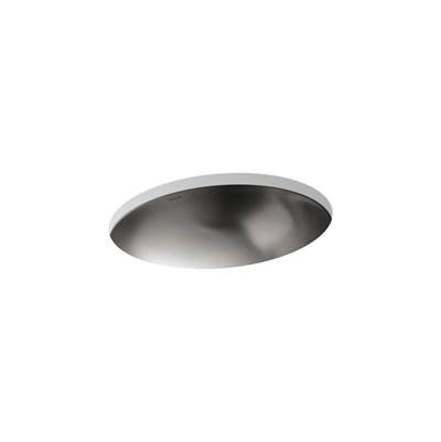 Bachata 20'' oval drop-in/undermount bathroom sink, no overflow