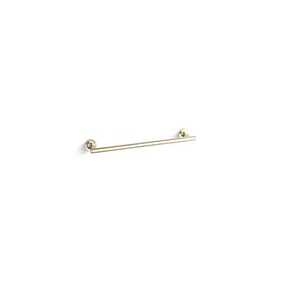 Kohler Purist 18'' Towel Bar - Vibrant French Gold