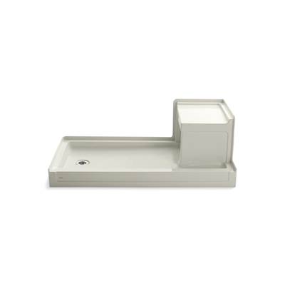 Kohler Tresham 60'' x 32'' alcove shower base, left drain - Biscuit