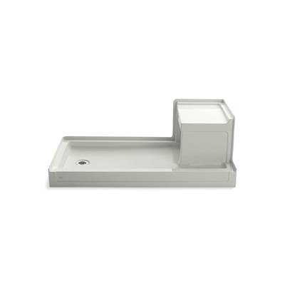 Kohler Tresham 60'' x 32'' alcove shower base, left drain - Dune