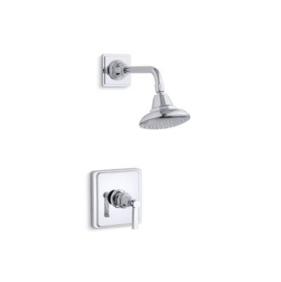 Kohler Pinstripe Pure Rite-temp Shower Trim Kit with Lever Handle, 2.5 Gpm - Polished Chrome