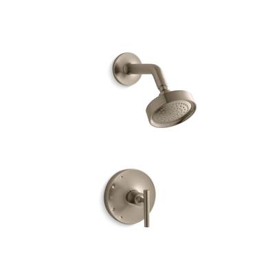 Kohler Purist Rite-temp Shower Trim Kit with Lever Handle, 2.5 Gpm - Vibrant Brushed Bronze