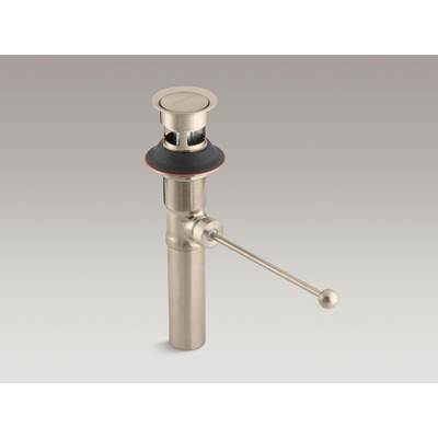 Kohler Premier Pop-up Drain, Exposed, with Overflow - Vibrant Brushed Bronze