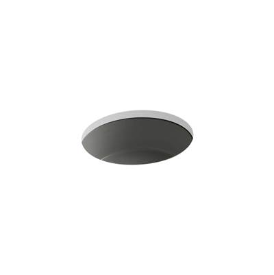 Kohler Verticyl 15-3/4'' round undermount bathroom sink - Thunder Grey