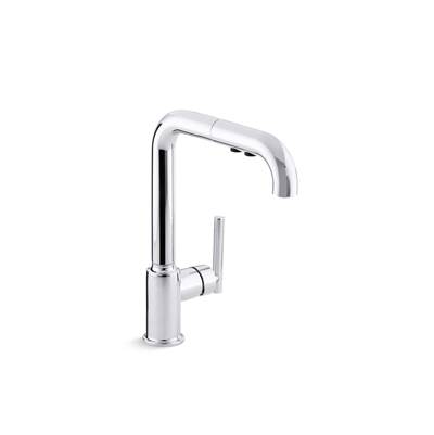 Kohler | Purist | Single Hole Kitchen Faucet - Polished Chrome