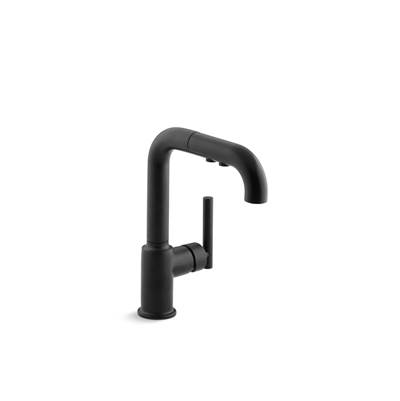 Kohler | Purist | Single Hole Kitchen Faucet - Matte Black