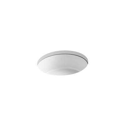 Kohler Verticyl 15-3/4'' round undermount bathroom sink - White