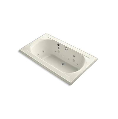 Kohler Memoirs 72'' X 42'' Drop-in Effervescence Whirlpool Bath - Biscuit