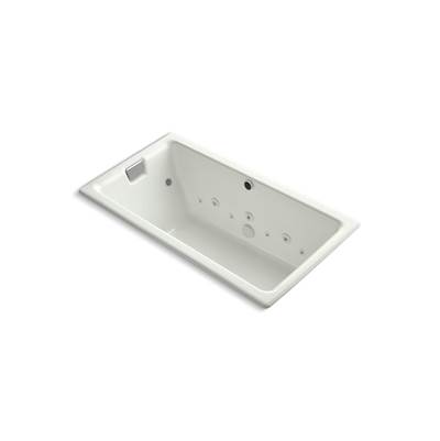 Kohler Tea-for-Two 66'' x 36'' drop-in Effervescence whirlpool bath - Dune