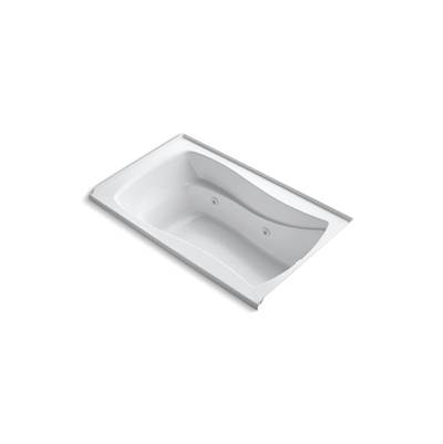 Kohler Mariposa 60'' X 36'' Alcove Heated Whirlpool, Right Drain And Heater - White