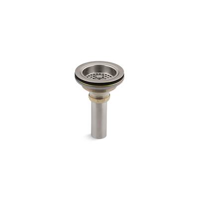 Duostrainer Sink drain and strainer with tailpiece - Vibrant Brushed Nickel