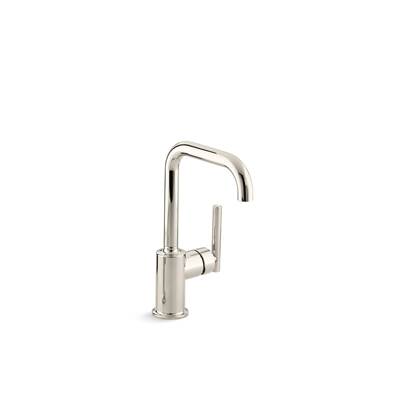 Kohler Purist Single-handle bar sink faucet - Vibrant Polished Nickel