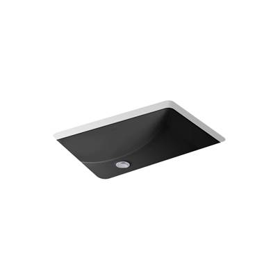 Kohler Ladena 23-1/4'' Rectangular Undermount Bathroom Sink - Black