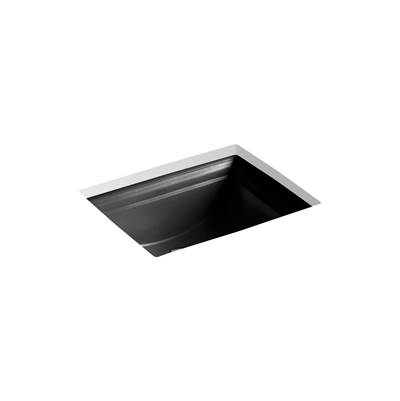 Kohler Memoirs 20'' Rectangular Undermount Bathroom Sink - Black