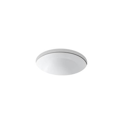 Camber 16-1/4'' round undermount bathroom sink, no overflow