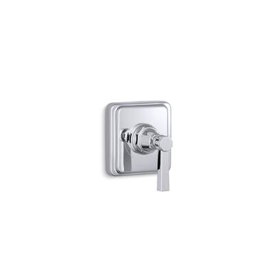 Kohler Pinstripe Pure Mastershower Volume Control Valve Trim with Lever Handle - Polished Chrome
