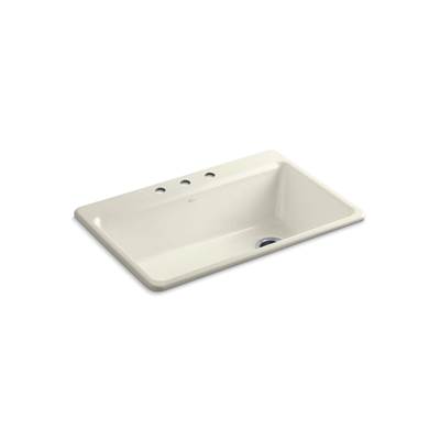 Kohler | Riverby | Drop In Kitchen Sink - Biscuit