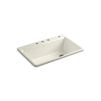 Kohler | Riverby | Drop In Kitchen Sink - Biscuit