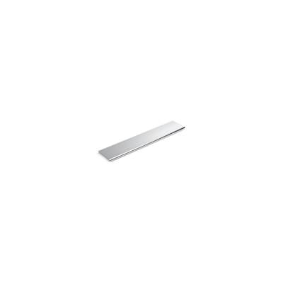 Groove Aluminum cover, 32'' - Bright Silver