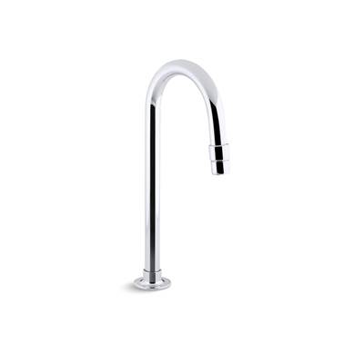 Bathroom sink gooseneck spout with aerator