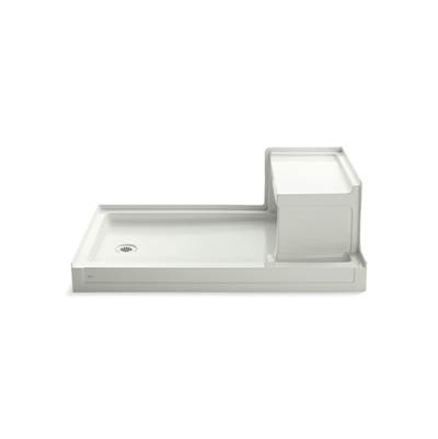 Kohler Tresham 60'' x 36'' alcove shower base, left drain - Dune