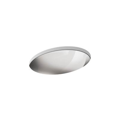 Kohler Rhythm 23-1/4'' oval undermount bathroom sink, no overflow - Not Applicable