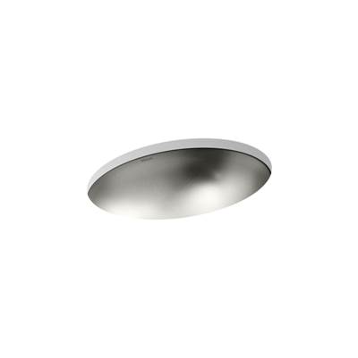 Kohler Rhythm 23-1/4'' oval undermount bathroom sink, no overflow - Not Applicable