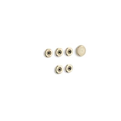 Flexjet Whirlpool trim kit with five jets - Vibrant French Gold