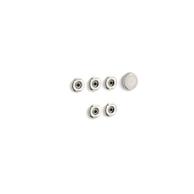 Flexjet Whirlpool trim kit with five jets - Vibrant Polished Nickel