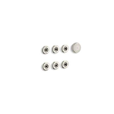 Flexjet Whirlpool trim kit with six jets - Vibrant Polished Nickel