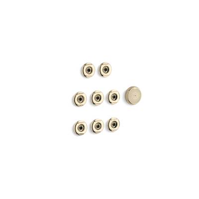 Flexjet Whirlpool trim kit with eight jets - Vibrant French Gold