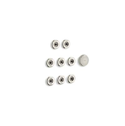 Flexjet Whirlpool trim kit with eight jets - Vibrant Polished Nickel