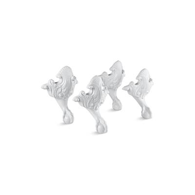 Kohler Iron Works Historice Ball-and-claw Feet - White