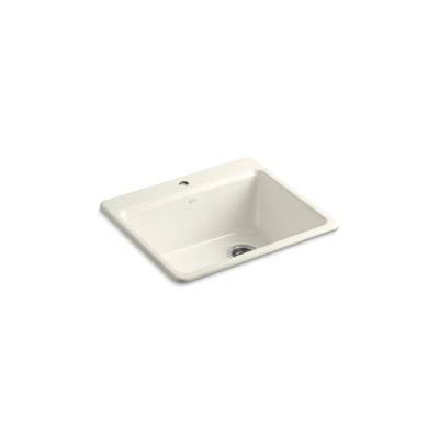 Kohler | Riverby | Drop In Kitchen Sink - Biscuit
