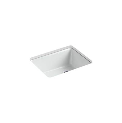 Kohler Riverby 25'' undermount single-bowl kitchen sink - Ice Grey