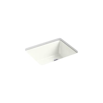 Kohler Riverby 25'' undermount single-bowl kitchen sink - Dune