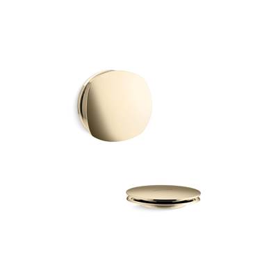 Kohler Purefloe Rotary-turn Bath Drain Trim - Vibrant French Gold
