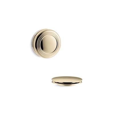 Kohler Purefloe Traditional Push-button Bath Drain Trim - Vibrant French Gold