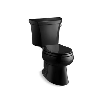 Kohler | Wellworth | Floor Mount Two Piece Toilet - Black